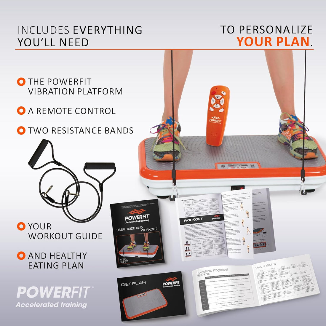 PowerFit Vibrating Platform Elite - Full Body Workout – Powerfit USA